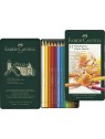 Faber-Castell Künstlerfarbstifte Polychromos · 12 Farben im Metalletui