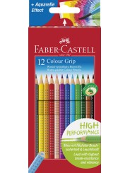 Faber-Castell Farbstift Colour GRIP · 12 Farben  im Kartonetui