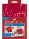 Faber-Castell Malschürze für Kinder rot