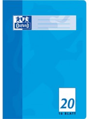 Oxford Schulheft A4 · Lineatur 20 (blanko) · 90 g/m²  · 16 Blatt