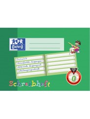 Oxford Schreibheft A5 quer · Lineatur 0 (mit Häuschen) ·90 g/m² 16 Blatt