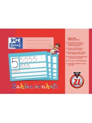 Oxford Zahlenlernheft A4 quer · Lineatur ZL · 90 g/m²