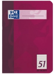 Oxford Oktavheft A6 · Lineatur 51 (liniert) · 90 g/m² · 32 Blatt