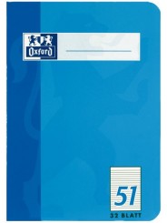 Oxford Oktavheft A6 · Lineatur 51 (liniert) · 90 g/m² · 32 Blatt