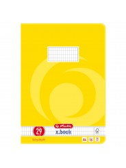 Herlitz Schulheft A4 · Lineatur 29 (rautiert  Doppelrand) · 80 g/m² · 16 Blatt