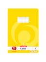 Herlitz Schulheft A4 · Lineatur 29 (rautiert  Doppelrand) · 80 g/m² · 16 Blatt