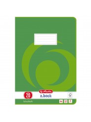 Herlitz Doppelheft A4 · Lineatur 20 (blanko) · 80 g/m² · 32 Blatt