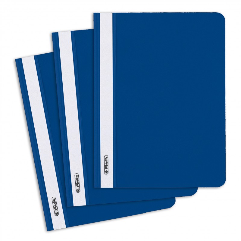 Herlitz Schnellhefter A5 · PP-Folie · blau