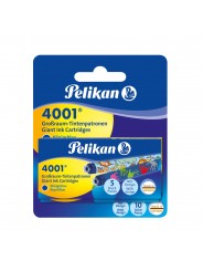 Pelikan Tintenpatrone 4001® GTP/5 · Großraumpatrone · königsblau · Blister mit 2 Etuis à 5 Patronen