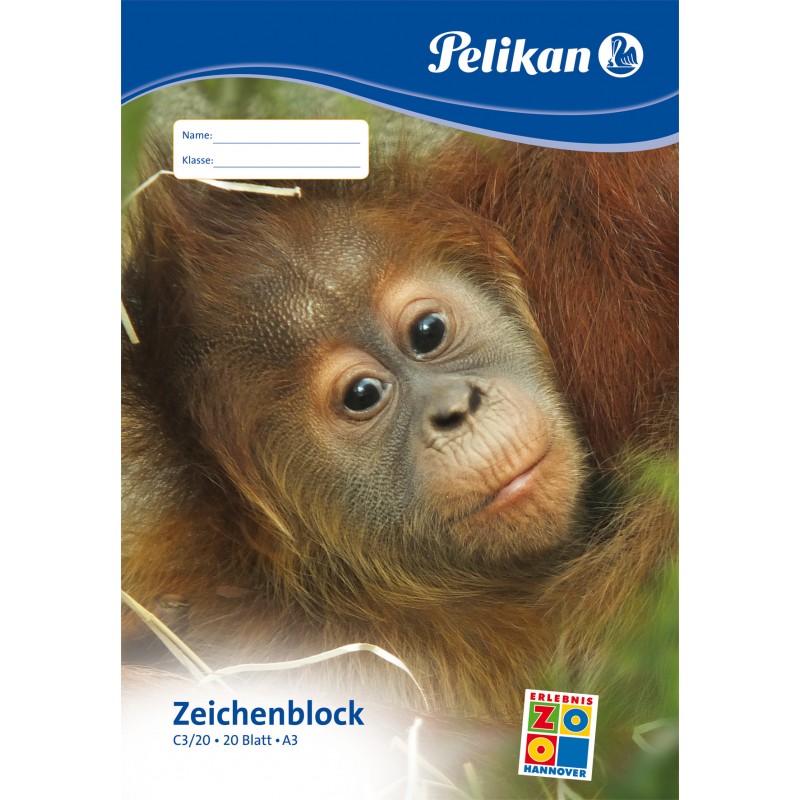 Pelikan Zeichenblock C3/20 · A3 · 100 g/m² ·20 Blatt