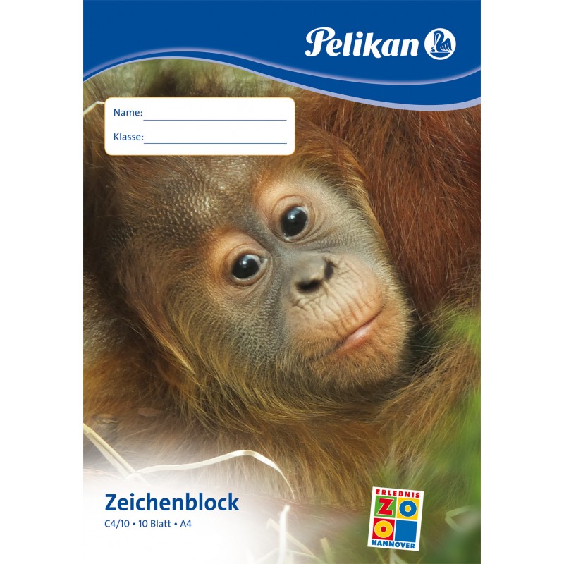 Pelikan Zeichenblock C4/10 · A4 · 100 g/m² ·10 Blatt