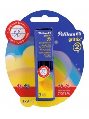 Pelikan Minen für griffix® Druckbleistift · Minenstärke 2 mm · schwarz · 3 Stück