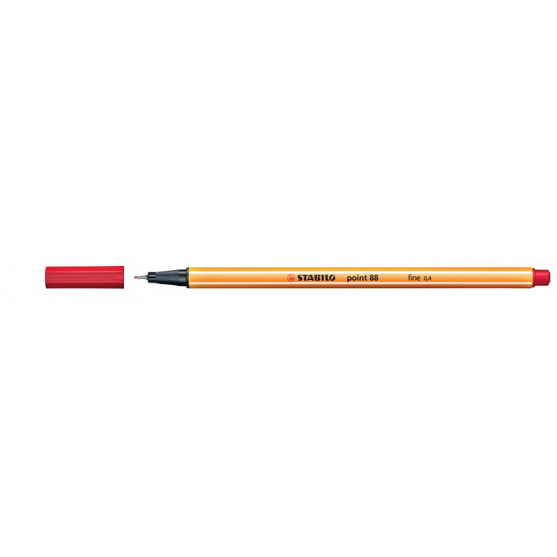 STABILO® Fineliner STABILO® point 88® · 0,4 mm · rot