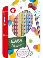 STABILO® Ergonomischer Dreikant-Buntstift STABILO® EASYcolors · 12er Etui · Rechts-/Linkshänder