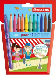 STABILO® Filzstift STABILO® power · Kartonetui mit 12 Stiften