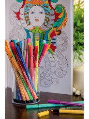 STABILO® Premium-Filzstift STABILO® Pen 68 · Kartonetui mit 12 Farben