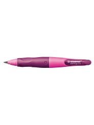 STABILO® Ergonomischer Druckbleistift zum Schreibenlernen STABILO® EASYergo 3.15 + Spitzer · rosa · Rechts-/Linkshänder