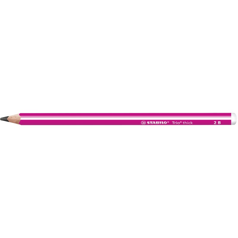 STABILO® Dreikant-Schulbleistift STABILO® Trio® dick · 2B · pink