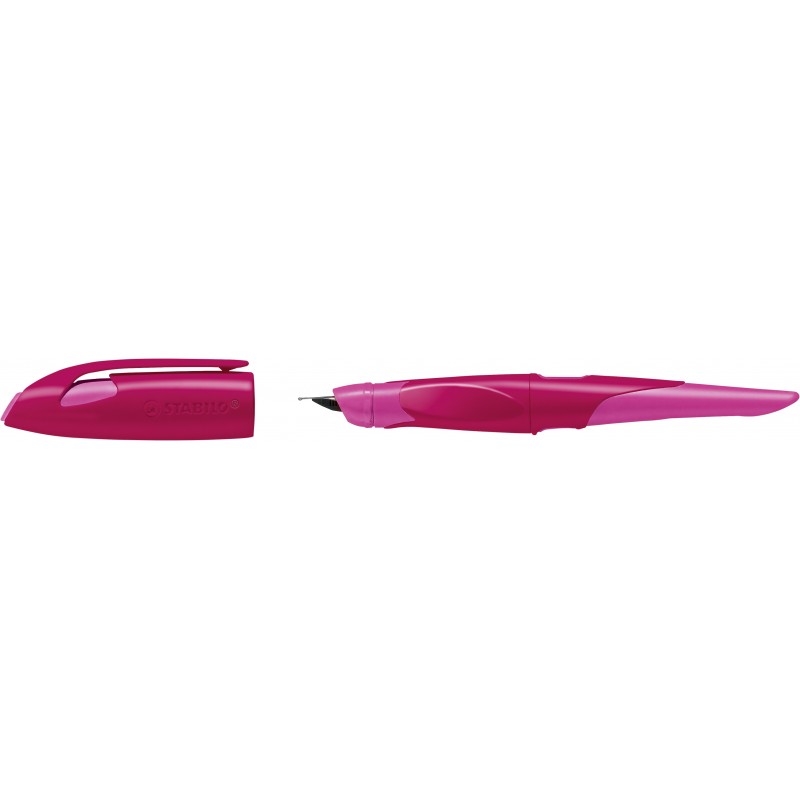 STABILO® Ergonomischer Schulfüller STABILO® EASYbirdy · Feder A · beere/pink · Rechts-/Linkshänder