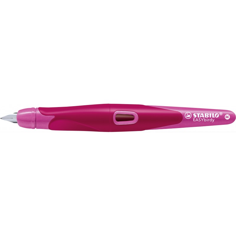 STABILO® Ergonomischer Schulfüller STABILO® EASYbirdy · Feder A · beere/pink · Rechtshänder