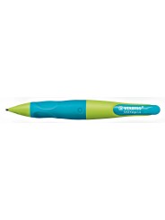 STABILO® Ergonomischer Druckbleistift STABILO® EASYergo 1.4 · neonlimonengrün/aquamarin · Rechtshänder