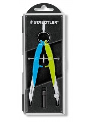 STAEDTLER® Zirkel Mars® comfort Präzisions-Geometriezirkel 556 00-N1 · 225 mm · 154 mm · Neon blau