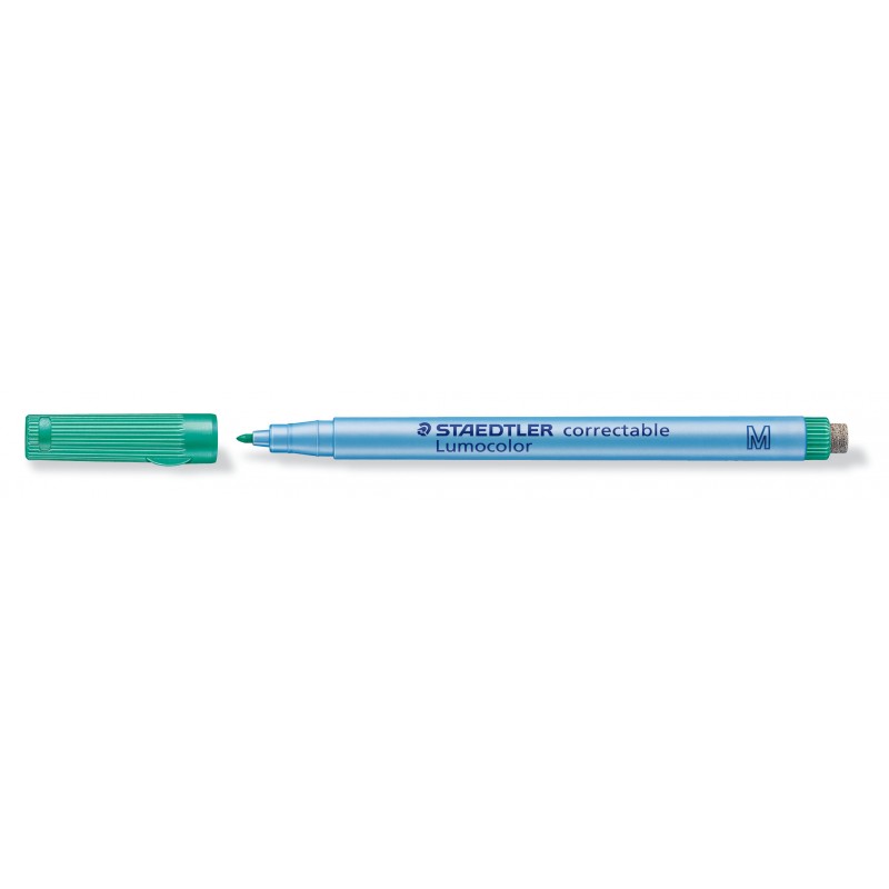 STAEDTLER® Folienstift Lumocolor correctable · M-Spitze ca. 1 ·0 mm · grün