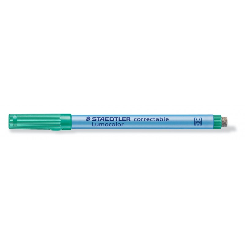 STAEDTLER® Folienstift Lumocolor correctable · M-Spitze ca. 1 ·0 mm · grün