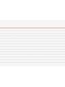 BRUNNEN Karteikarte A6 liniert weiß 100St