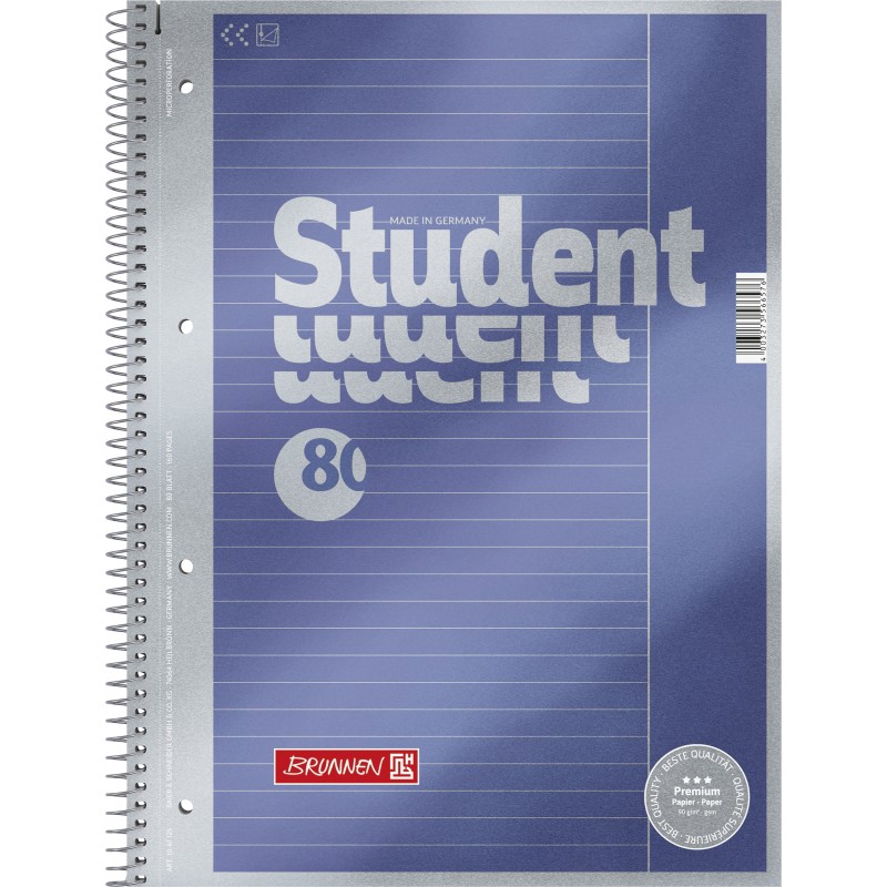 BRUNNEN Premium-Collegeblock · DIN A4 · Lineatur 25