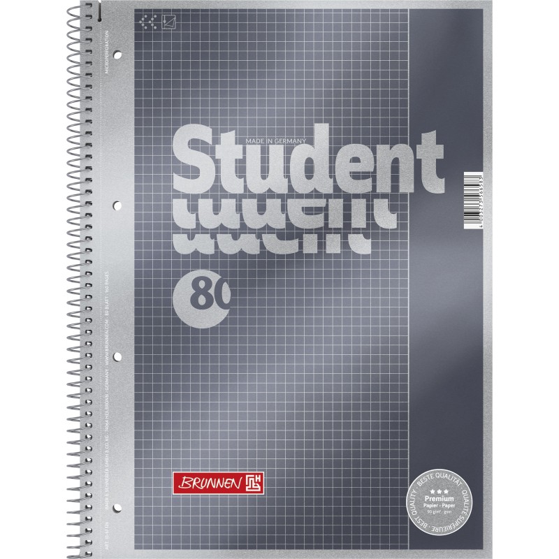 BRUNNEN Premium-Collegeblock · DIN A4 · Lineatur 26