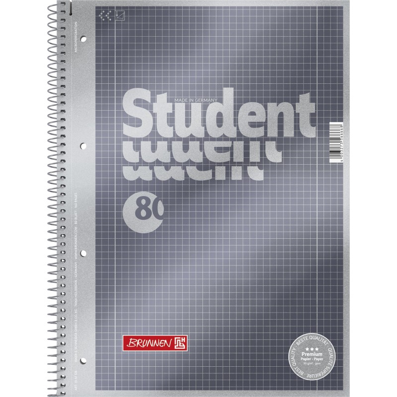 BRUNNEN Premium-Collegeblock · DIN A4 · Lineatur 28