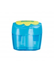 Pelikan Doppelanspitzer Flower AF · Standard und Jumbo · 40 x 48 x 40 mm · blau