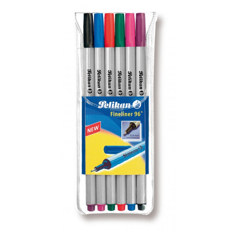 Pelikan Fineliner 96 · 6 Farben