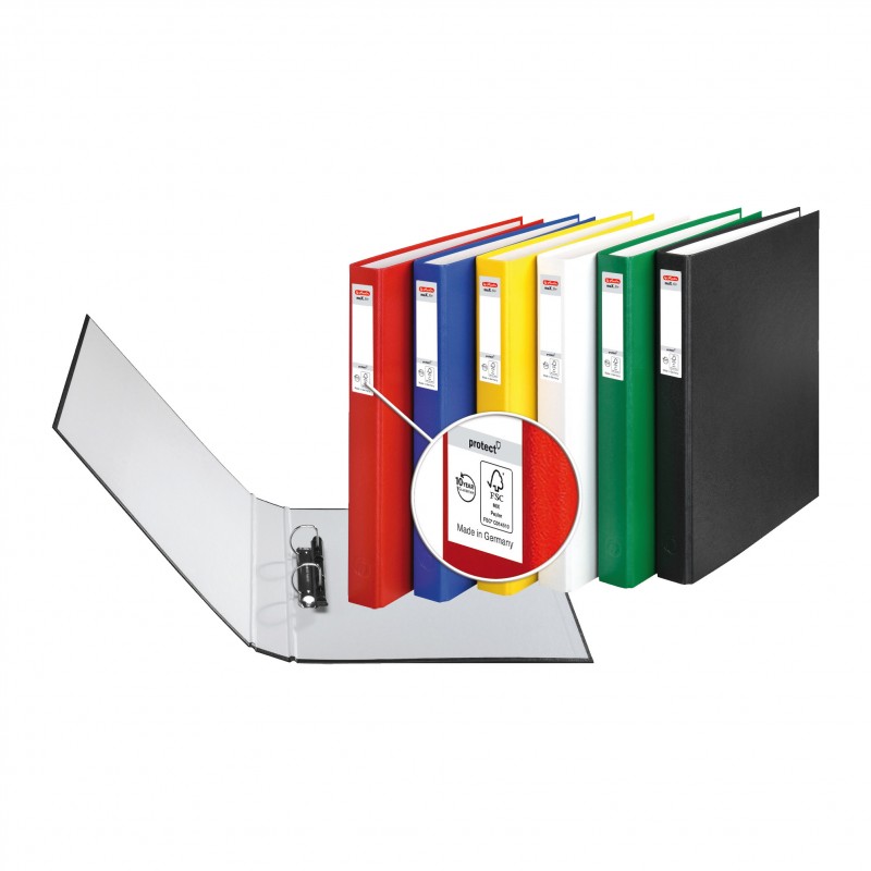 Herlitz Ringbuch · maX.file protect · A4 · rot