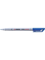 STABILO® Folienstift STABILO® OHPen universal · Medium (M) 1 mm · wasserlöslich · Etui mit 4 Stiften