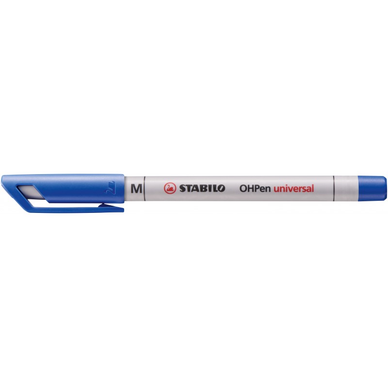 STABILO® Folienstift STABILO® OHPen universal · Medium (M) 1 mm · wasserlöslich · blau