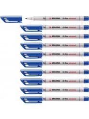 STABILO® Folienstift STABILO® OHPen universal · Medium (M) 1 mm · wasserlöslich · blau