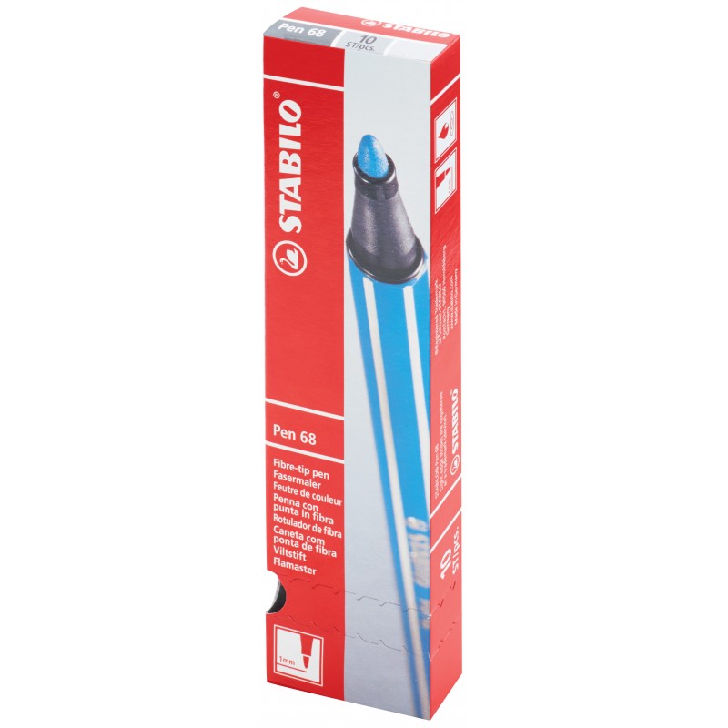 STABILO® Premium-Filzstift STABILO® Pen 68 · 1 mm · karminrot