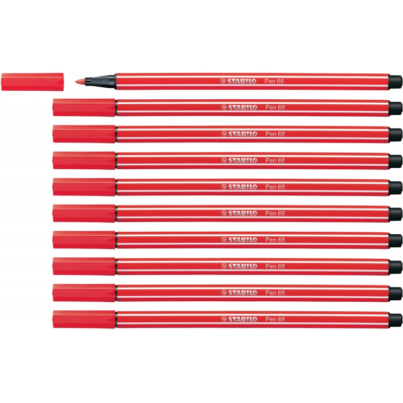 STABILO® Premium-Filzstift STABILO® Pen 68 · 1 mm · karminrot