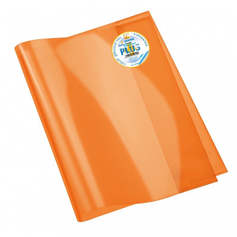 HERMA Heftschoner · Transparent PLUS · A4 · orange