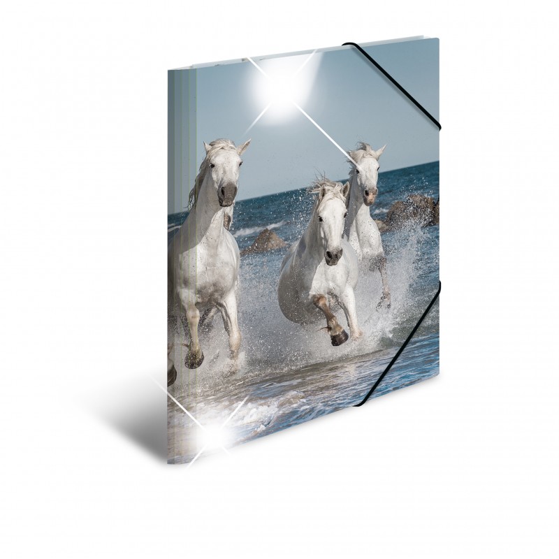 HERMA Sammelmappe · A3 · PP · Glossy Tiere · Pferde