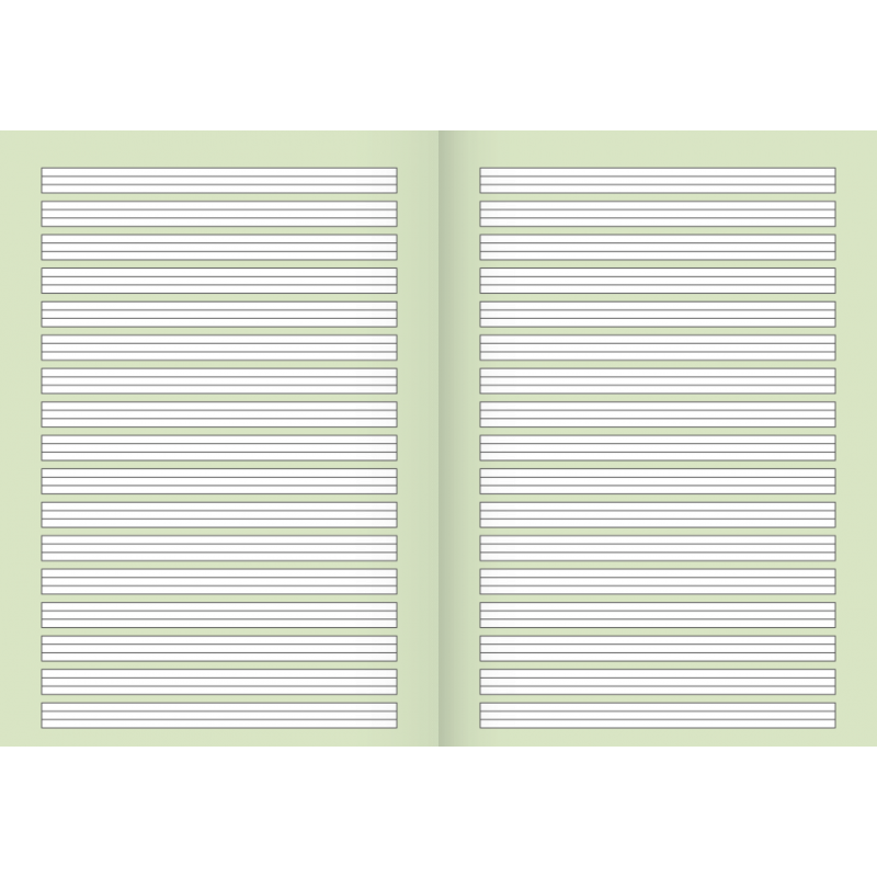 BRUNNEN Schulheft · DIN A4 · Lineatur 2 · liniert - 2. Schuljahr · Kontrastlineatur · 16 Blatt · Umweltpapier