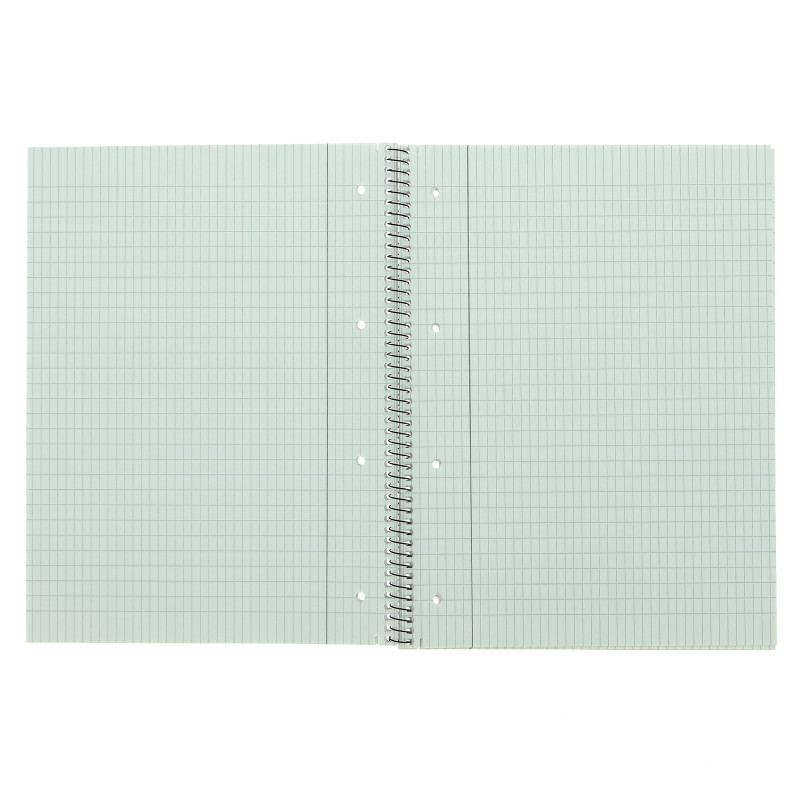 LANDRÉ Collegeblock · A4 · 80 Blatt · Lineatur 29 · rautiert / langkariert · Doppelrand