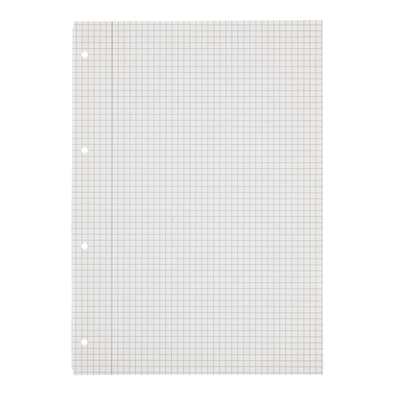 LANDRÉ Recycling-Collegeblock · A4 · 80 Blatt · Lineatur 22 · kariert · ohne Rand