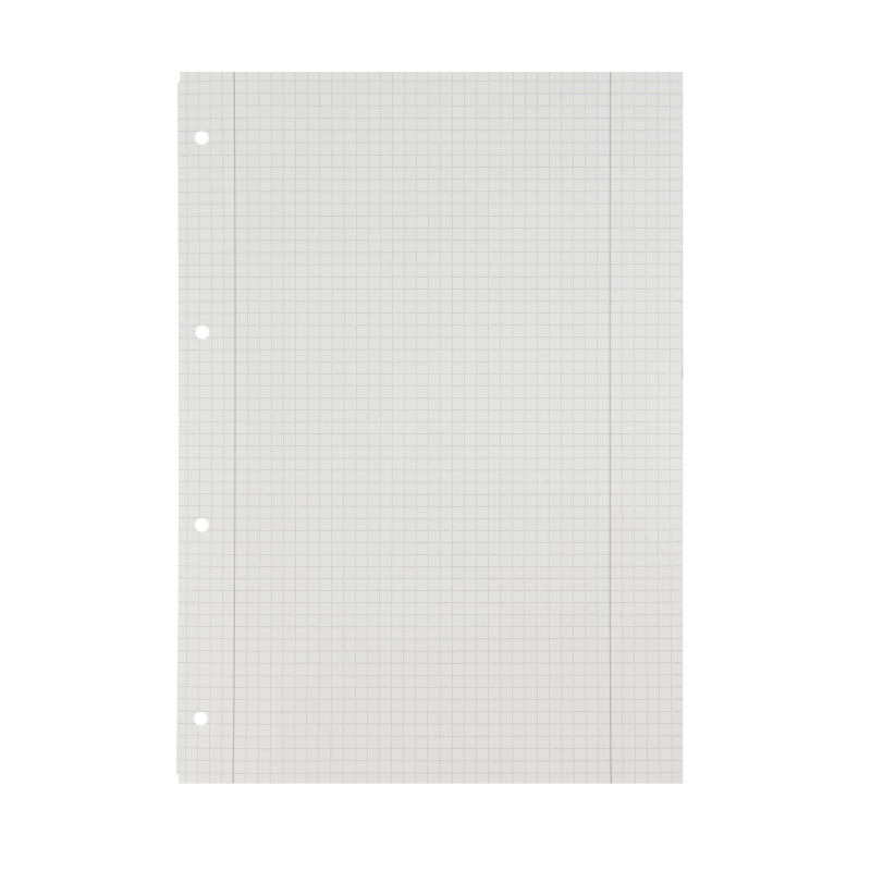 LANDRÉ Recycling-Collegeblock · A4 · 80 Blatt · Lineatur 28 · kariert · Doppelrand