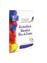 Oxford Zeichenblock · A4 · 120 g/m² echtes Künstlerpapier · beidseitig perforiert · 20 Blatt