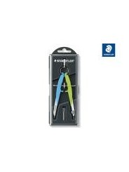 STAEDTLER® Zirkel · Mars® comfort · Präzisions-Geometriezirkel · neonblau-grün