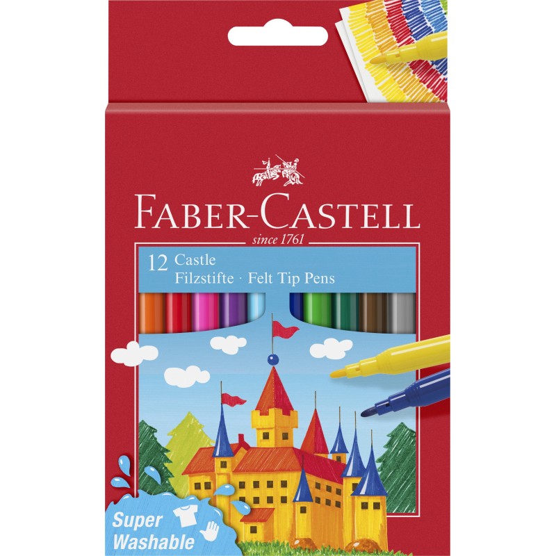 Faber-Castell · Filzstifte castle · 12 Farben