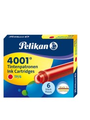 Pelikan Tintenpatronen · Standardgröße · 6 Stück · rot